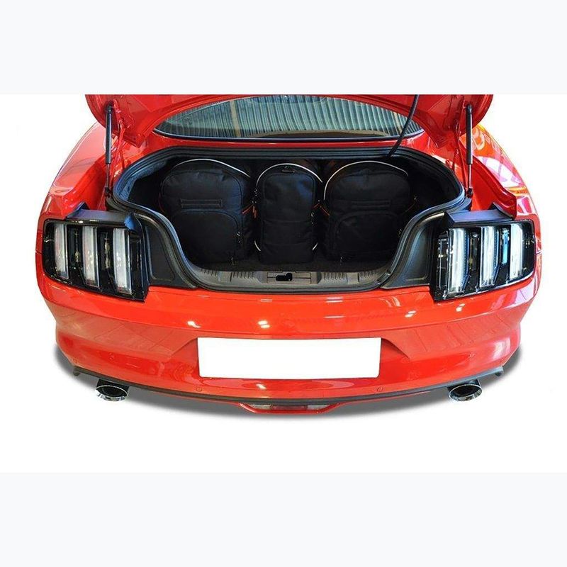 KJUST Ford Mustang Fastback 2014-2023 set di borse portabagagli 5 pezzi nero 19