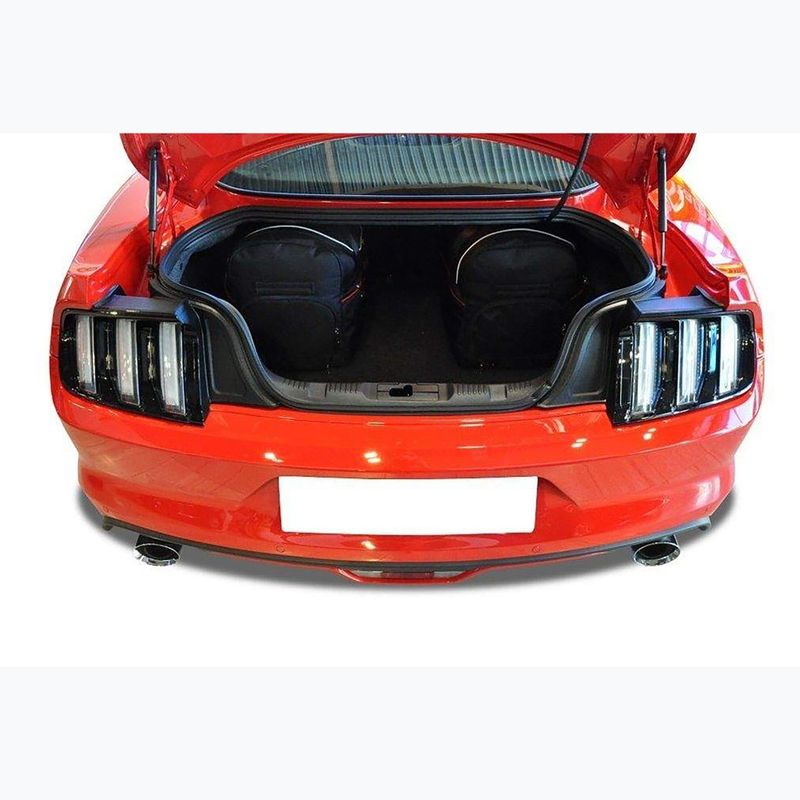 KJUST Ford Mustang Fastback 2014-2023 set di borse portabagagli 5 pezzi nero 20