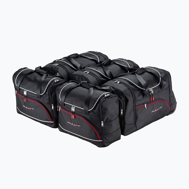 Set di borse portabagagli KJUST Audi A4 Limousine 2007-2015 5 pezzi nero