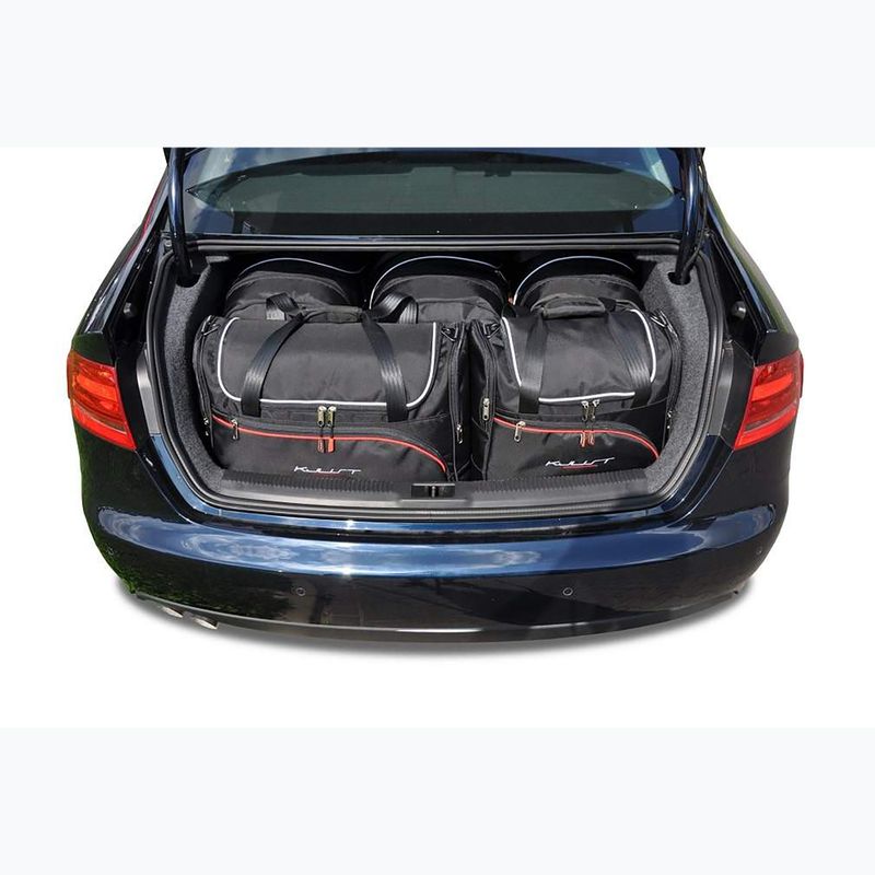 Set di borse portabagagli KJUST Audi A4 Limousine 2007-2015 5 pezzi nero 17