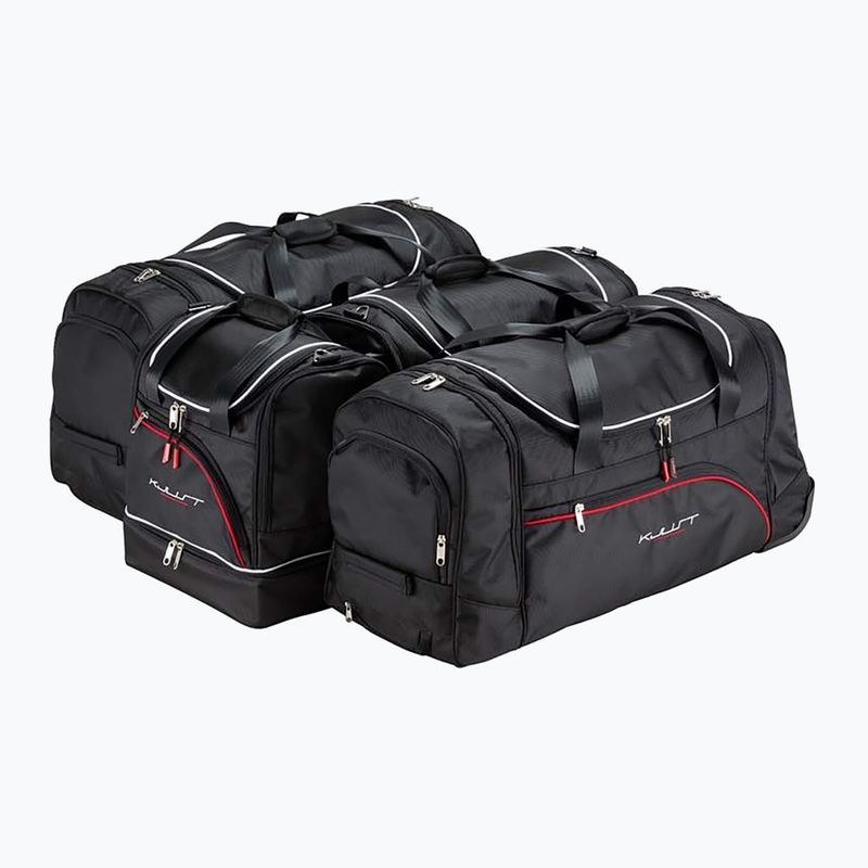Set di borse per bagagliaio KJUST Opel Insignia Tourer 2009-2017 4 pezzi nero.