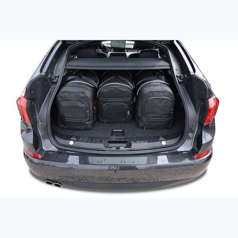 KJUST BMW 5 Gran Turismo Set di borse per il bagaglio 2010-2017 4 pezzi nero 15