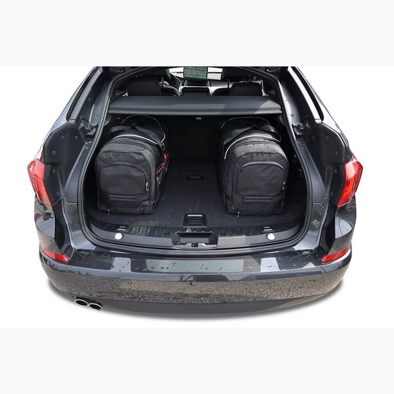 KJUST BMW 5 Gran Turismo Set di borse per il bagaglio 2010-2017 4 pezzi nero 16