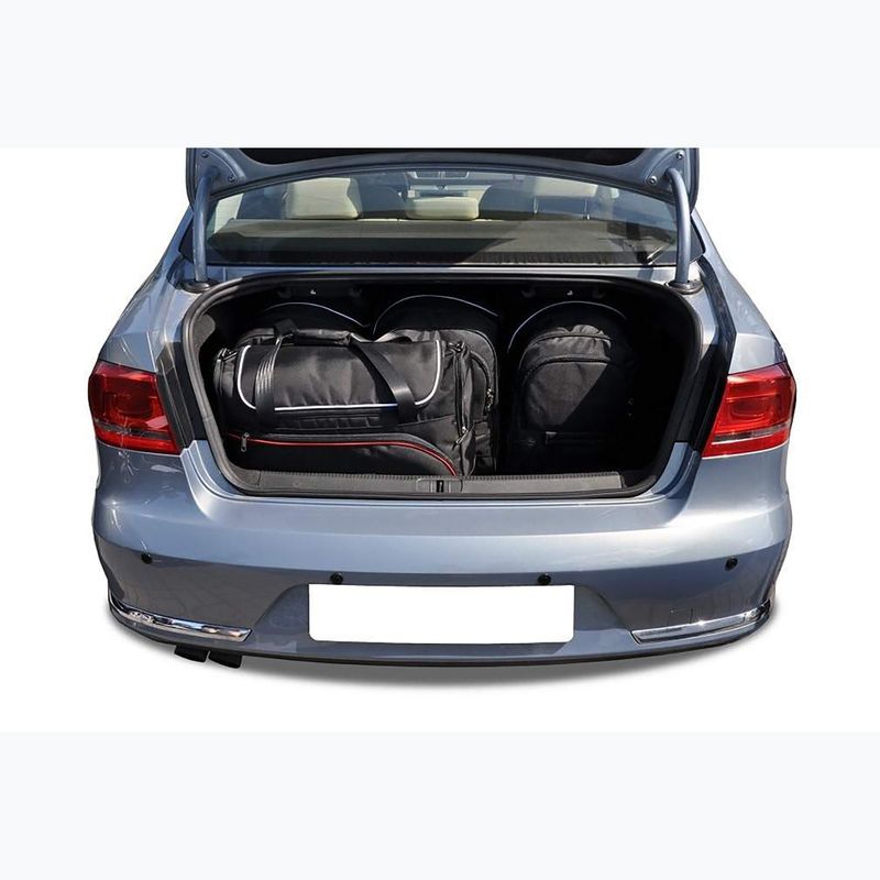 Set di borse portabagagli KJUST Volkswagen Passat Limousine 2010-2014 5 pezzi nero. 17