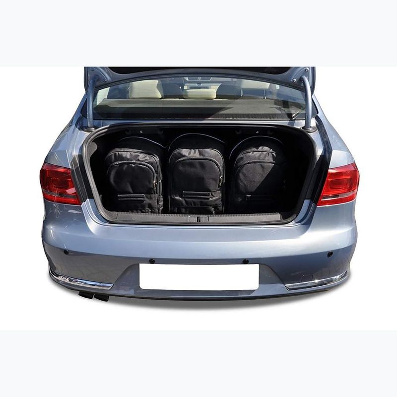 Set di borse portabagagli KJUST Volkswagen Passat Limousine 2010-2014 5 pezzi nero. 18