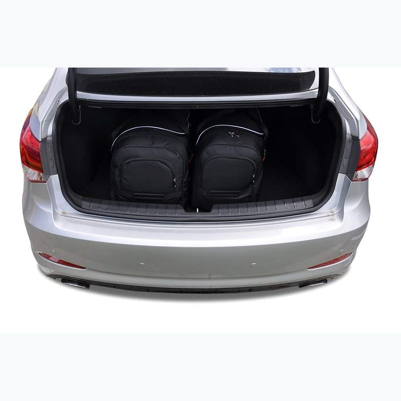 Set di borse per bagagliaio KJUST Hyundai I40 Limousine 2011-2018 4 pezzi nero 18