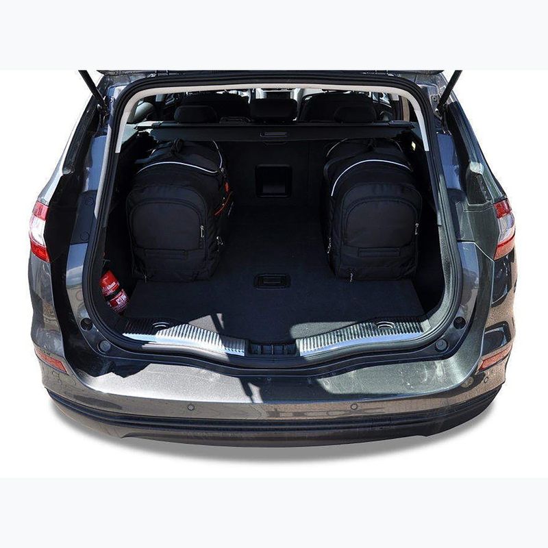 KJUST Ford Mondeo Kombi 2014-2021 set di borse per bagagliaio 5 pezzi nero 19