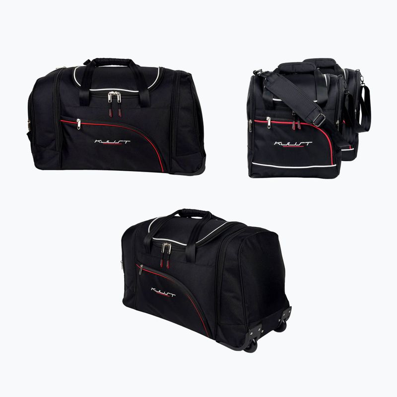 Set di borse da bagagliaio KJUST Seat Ateca 2016+ 4 pezzi nero.