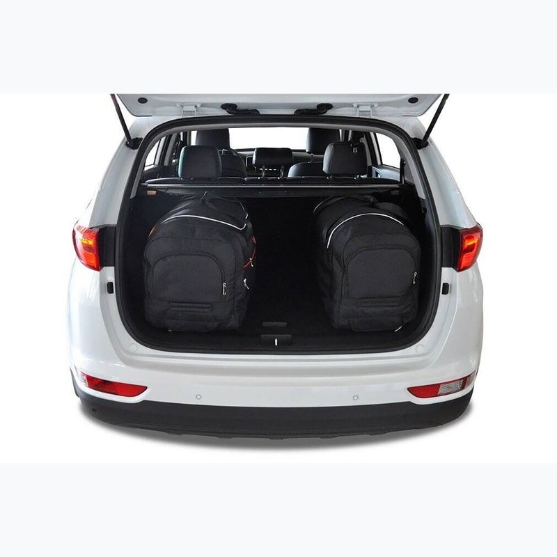 KJUST Kia Sportage set di borse per bagagliaio 2016-2021 4 pezzi nero. 13