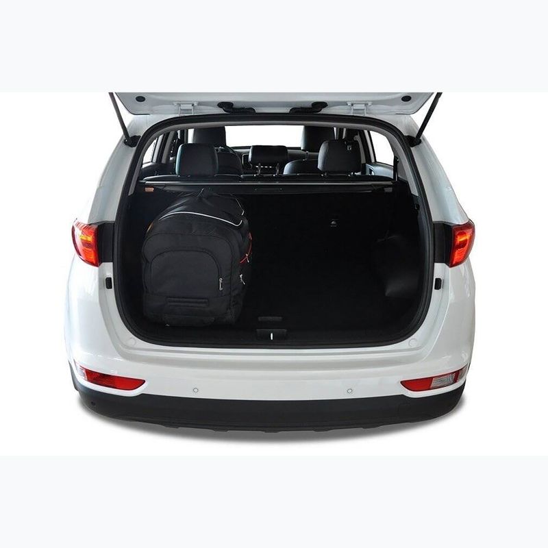 KJUST Kia Sportage set di borse per bagagliaio 2016-2021 4 pezzi nero. 14