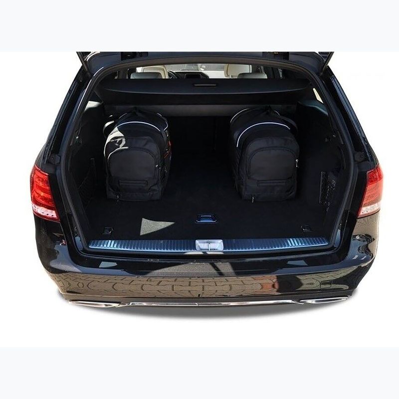 KJUST Mercedes-Benz E Combi 2009-2016 set di borse per il bagaglio 5 pezzi nero 16