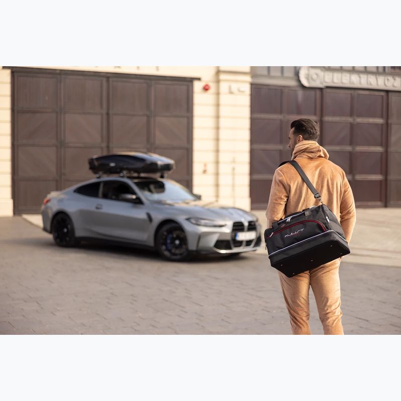 KJUST Mercedes-Benz Slk 2004-2011 set di borse per il bagaglio 2 pezzi nero 11
