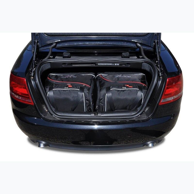 Set di borse per bagagliaio KJUST Audi A4 Cabrio 2005-2009 4 pezzi nero 15