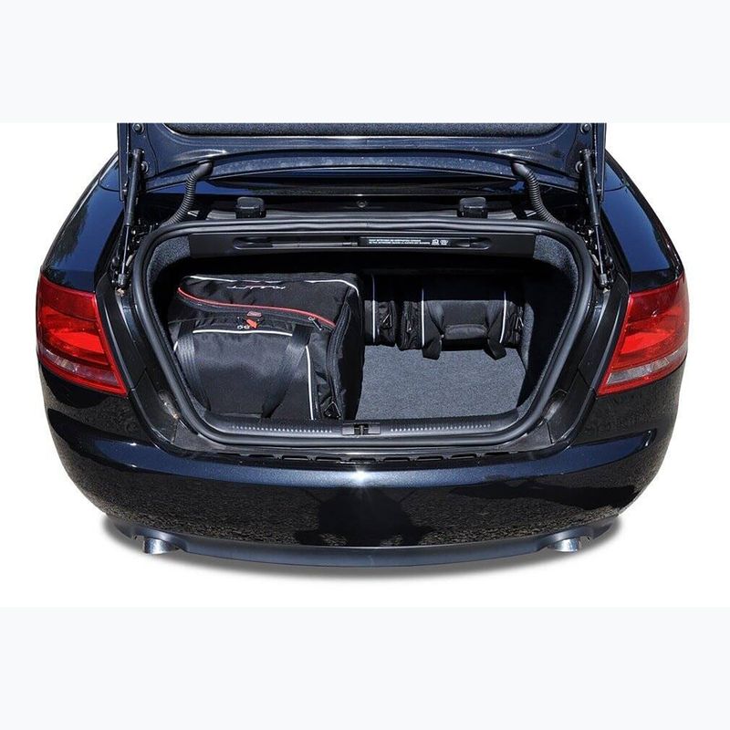 Set di borse per bagagliaio KJUST Audi A4 Cabrio 2005-2009 4 pezzi nero 16