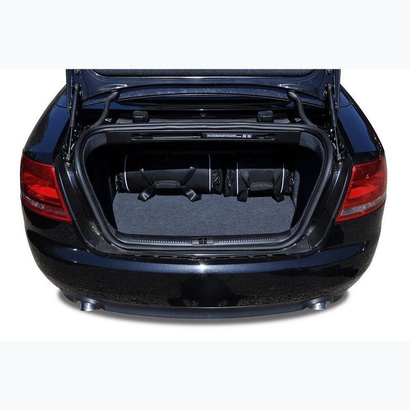 Set di borse per bagagliaio KJUST Audi A4 Cabrio 2005-2009 4 pezzi nero 17