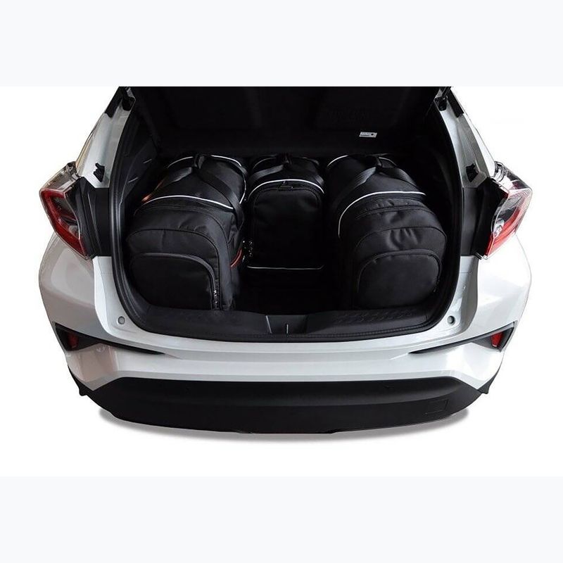 KJUST Toyota C-Hr 2016-2023 set di borse per bagagliaio 4 pezzi nero. 13