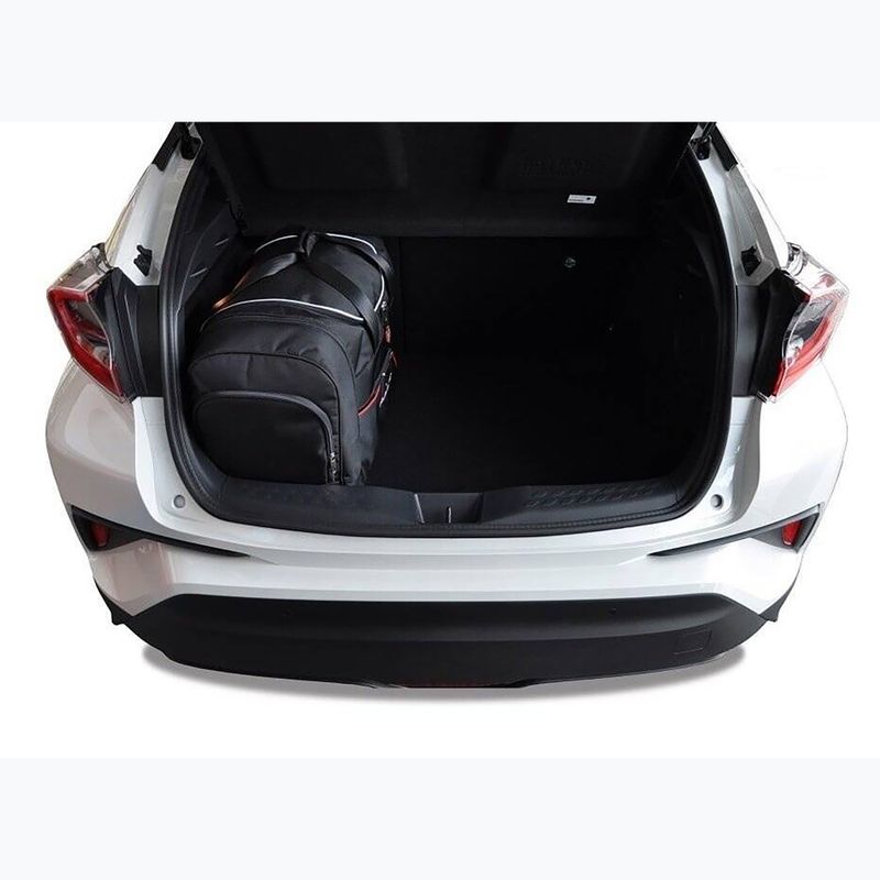 KJUST Toyota C-Hr 2016-2023 set di borse per bagagliaio 4 pezzi nero. 15