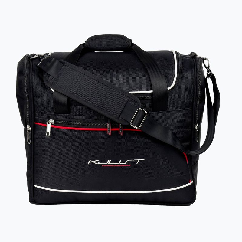 KJUST Volvo V60 set di borse per bagagliaio 2010-2018 4 pezzi nero. 3