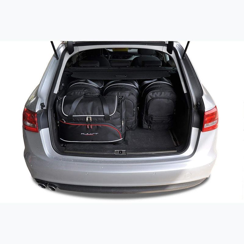 Set di borse per il bagaglio KJUST Audi A6 Avant 2011-2017 5 pezzi nero 18