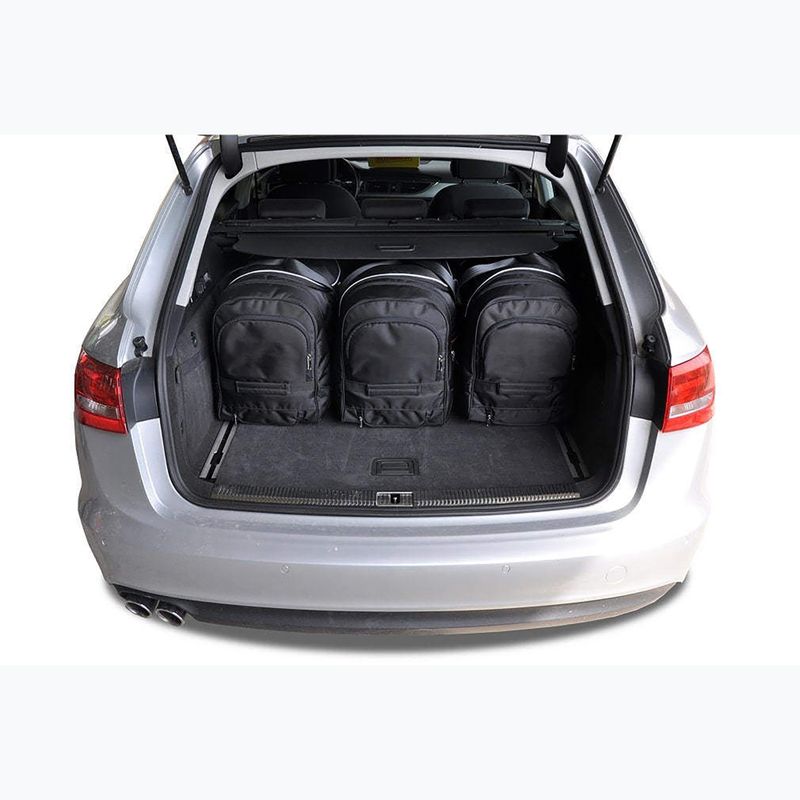 Set di borse per il bagaglio KJUST Audi A6 Avant 2011-2017 5 pezzi nero 19