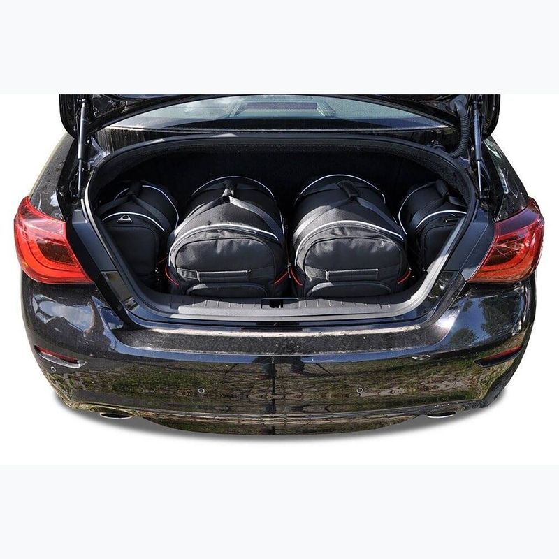 KJUST Infiniti Q70 Hybrid 2013-2018 set di borse per il bagagliaio 4 pezzi nero 14