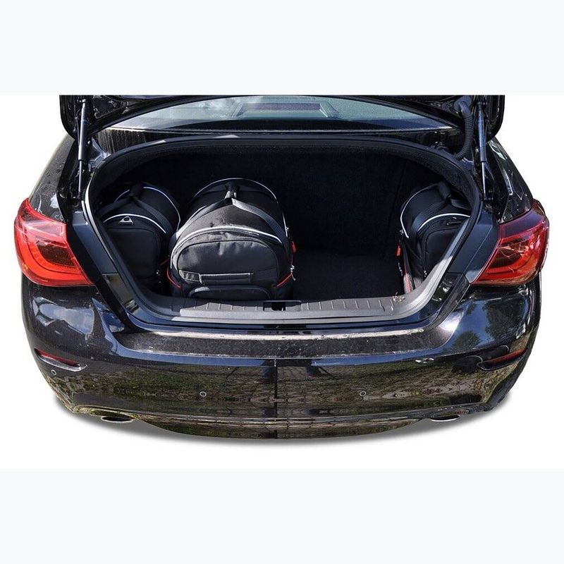 KJUST Infiniti Q70 Hybrid 2013-2018 set di borse per il bagagliaio 4 pezzi nero 15