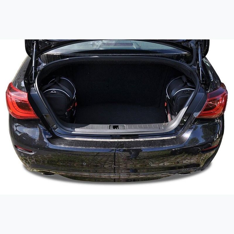 KJUST Infiniti Q70 Hybrid 2013-2018 set di borse per il bagagliaio 4 pezzi nero 16