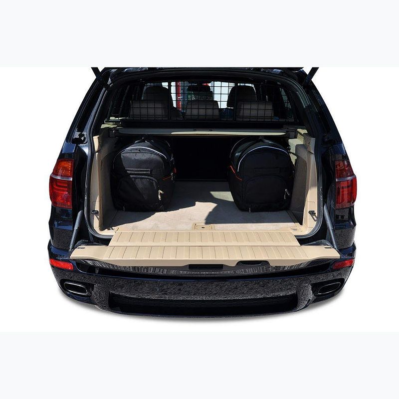 KJUST BMW X5 set di borse per bagagliaio 2006-2013 5 pezzi nero 16
