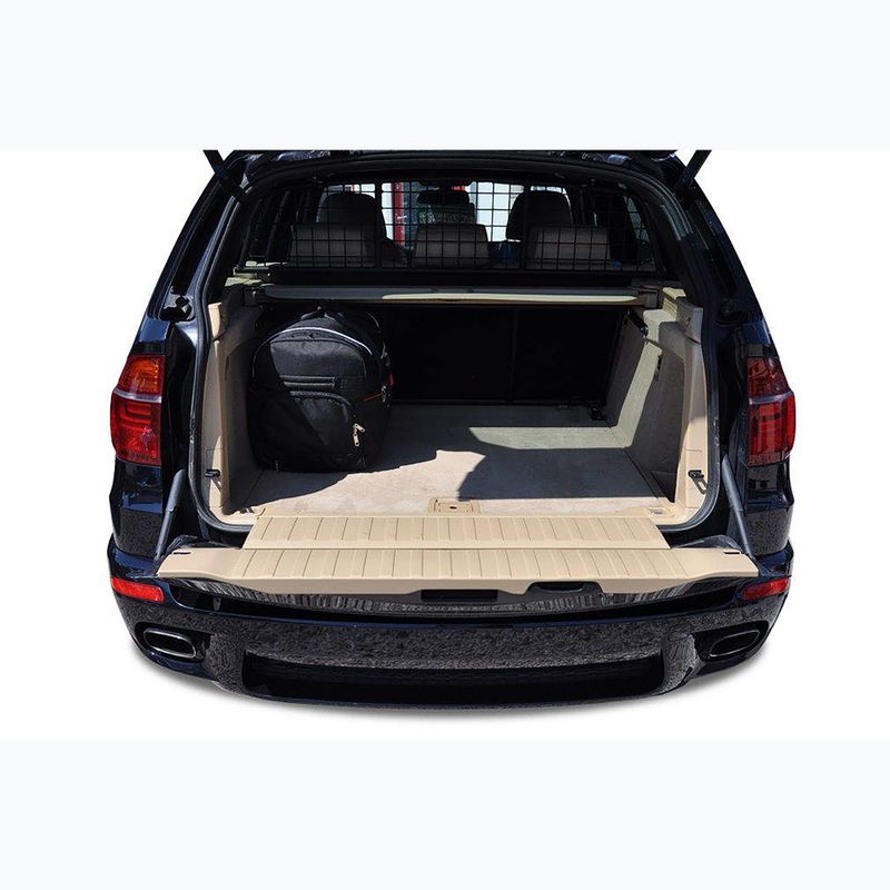 KJUST BMW X5 set di borse per bagagliaio 2006-2013 5 pezzi nero 17