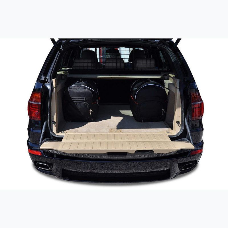KJUST BMW X5 set di borse per bagagliaio 2006-2013 5 pezzi nero 16
