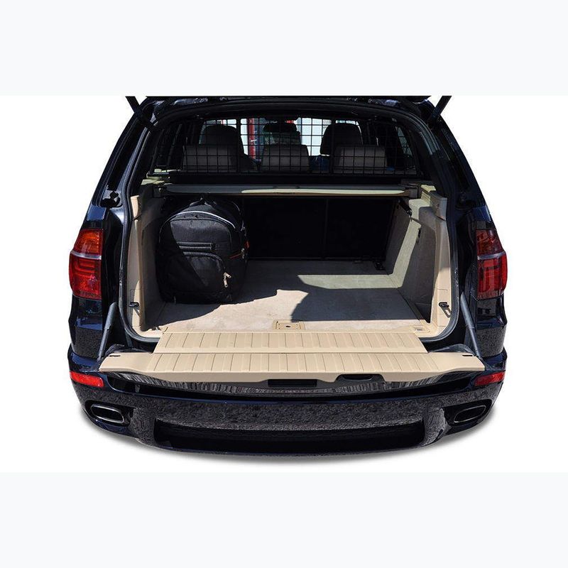KJUST BMW X5 set di borse per bagagliaio 2006-2013 5 pezzi nero 17