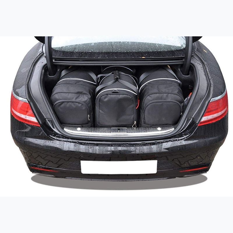KJUST Mercedes-Benz S Coupé 2014-2020 Set di borse per il bagaglio 4 pezzi nero 11