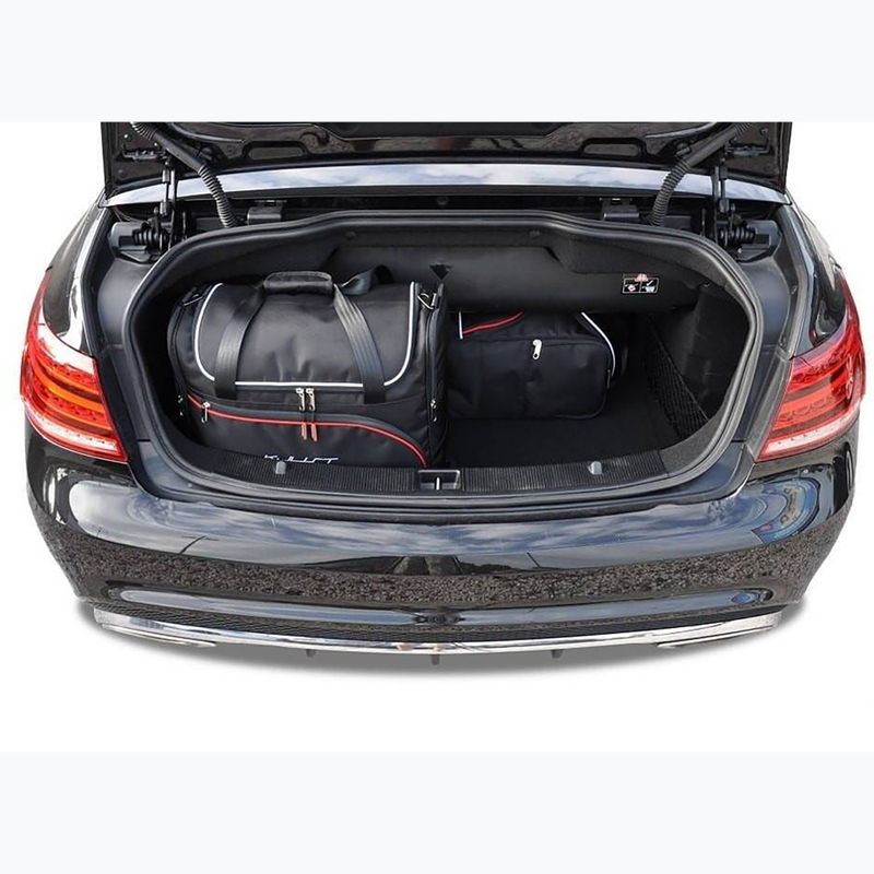 KJUST Mercedes-Benz E Cabrio set di borse per il bagaglio 2009-2016 4 pezzi nero 11