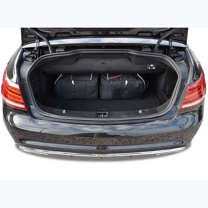KJUST Mercedes-Benz E Cabrio set di borse per il bagaglio 2009-2016 4 pezzi nero 12