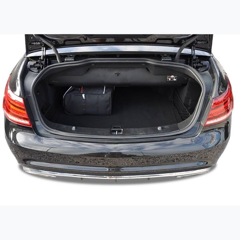 KJUST Mercedes-Benz E Cabrio set di borse per il bagaglio 2009-2016 4 pezzi nero 13