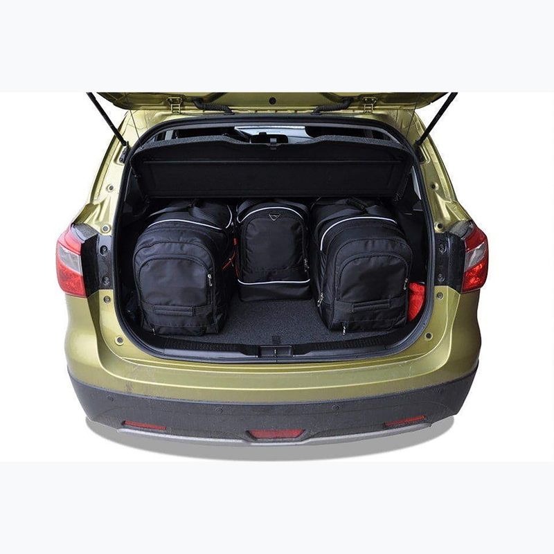 KJUST Suzuki Sx4 S-Cross 2013-2021 set di borse portabagagli 4 pezzi nero. 17