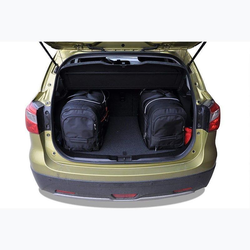 KJUST Suzuki Sx4 S-Cross 2013-2021 set di borse portabagagli 4 pezzi nero. 18