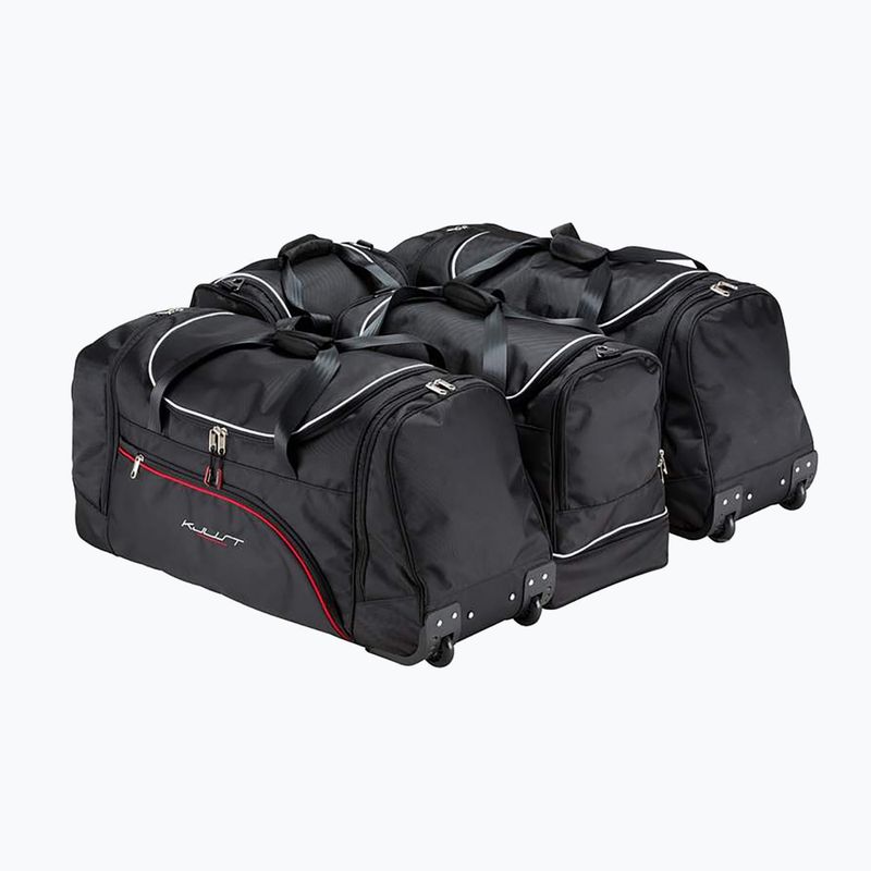 Set di borse per bagagliaio KJUST Citroen Berlingo 2008-2018 4 pezzi nero 2