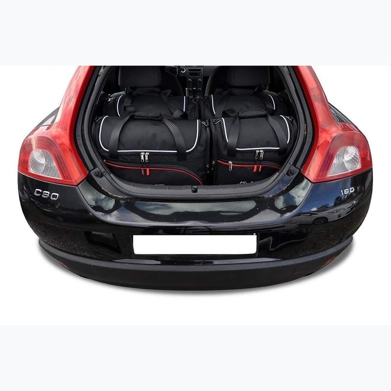 Set di borse portabagagli KJUST Volvo C30 2006-2012 4 pezzi nero 10