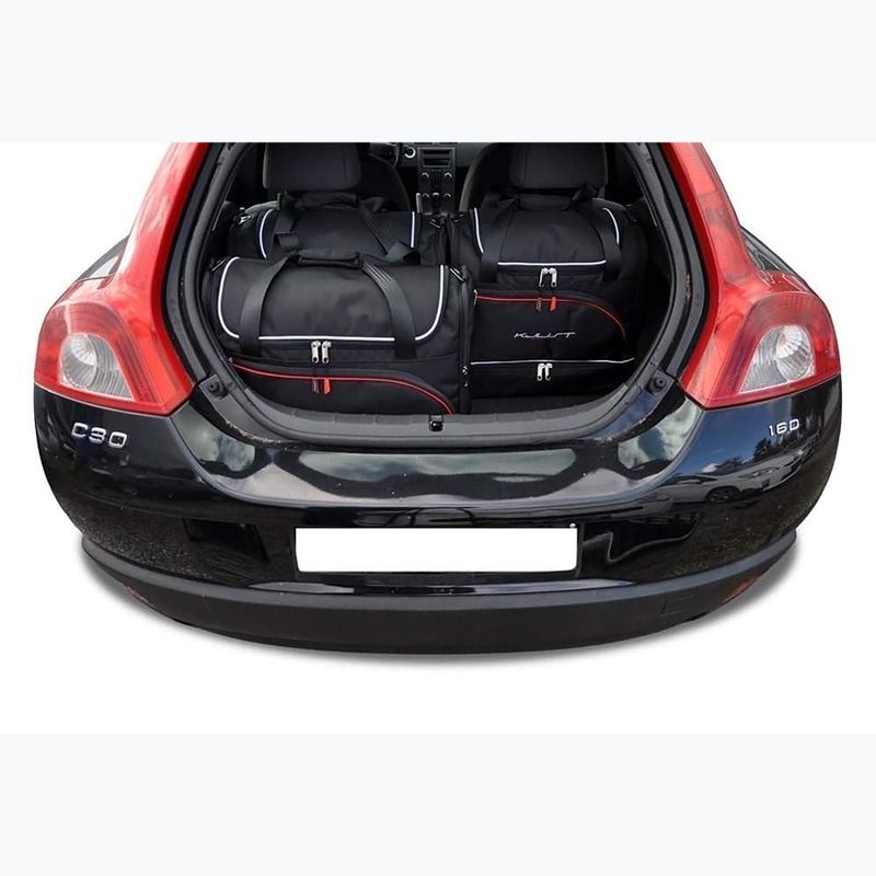 Set di borse portabagagli KJUST Volvo C30 2006-2012 4 pezzi nero 11