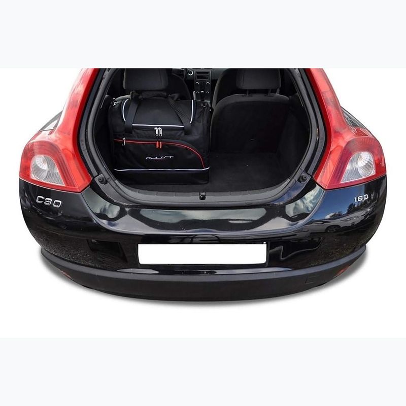 Set di borse portabagagli KJUST Volvo C30 2006-2012 4 pezzi nero 13