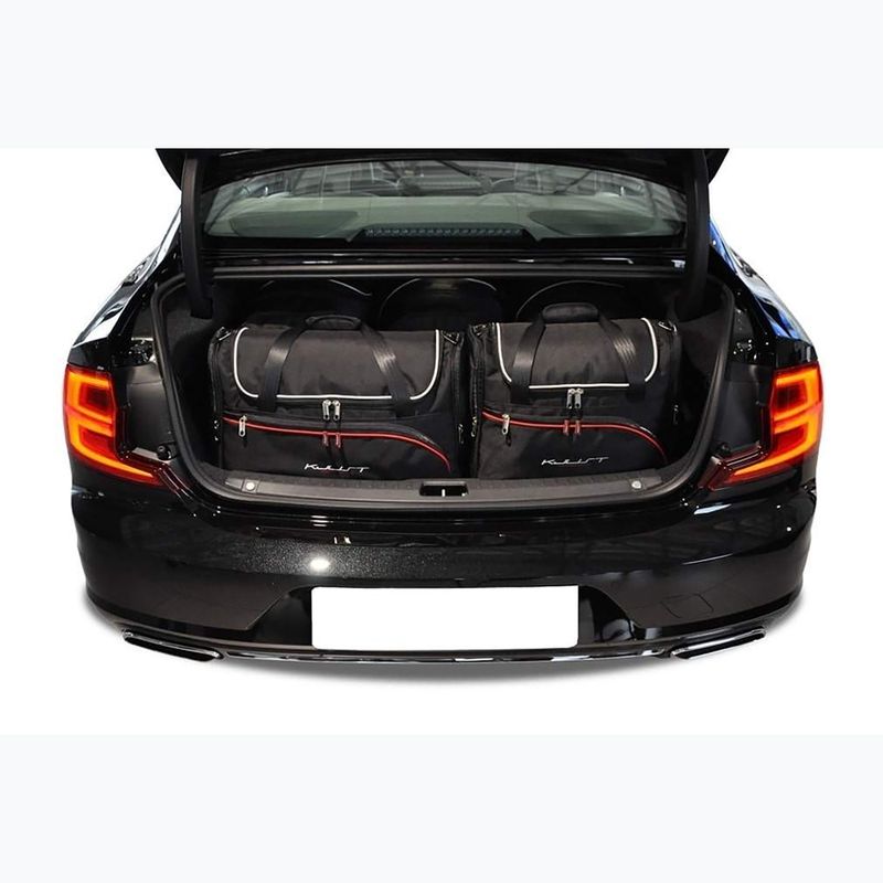 KJUST Volvo S90 set di borse per bagagliaio 2016+ 5 pezzi nero. 11