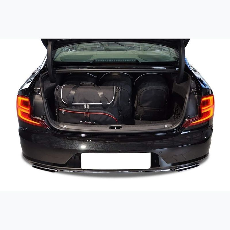 KJUST Volvo S90 set di borse per bagagliaio 2016+ 5 pezzi nero. 12