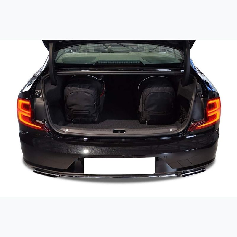 KJUST Volvo S90 set di borse per bagagliaio 2016+ 5 pezzi nero. 14