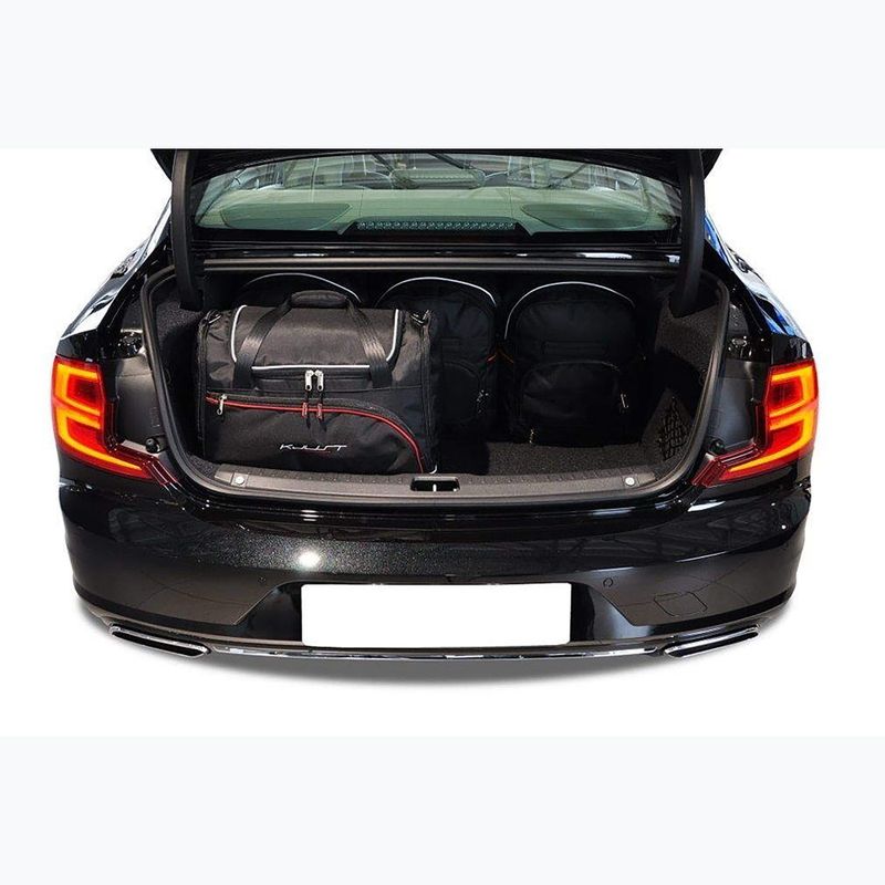 KJUST Volvo S90 set di borse per bagagliaio 2016+ 5 pezzi nero. 11