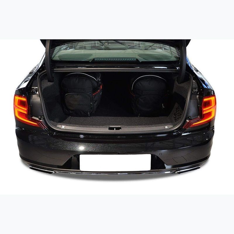 KJUST Volvo S90 set di borse per bagagliaio 2016+ 5 pezzi nero. 13