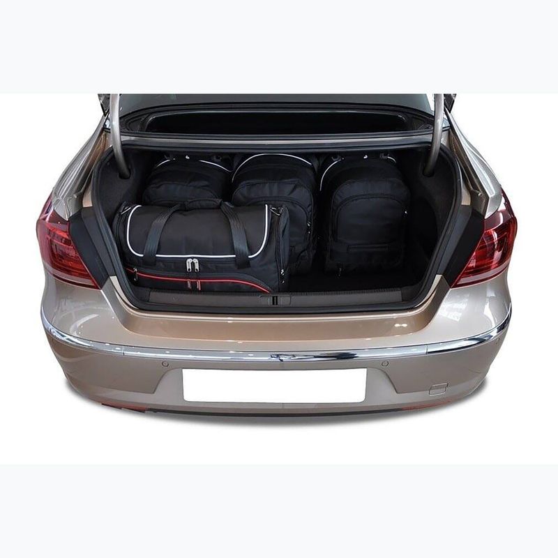 KJUST Volkswagen Cc 2012-2017 set di borse per bagagliaio 5 pezzi nero. 16