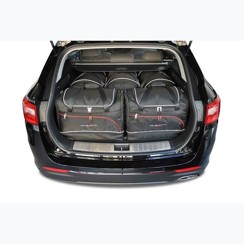 KJUST Kia Optima Kombi set di borse portabagagli 2016-2019 5 pezzi nero. 16