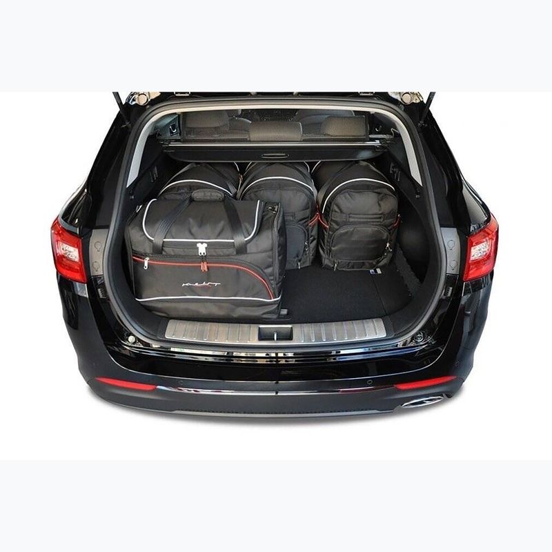 KJUST Kia Optima Kombi set di borse portabagagli 2016-2019 5 pezzi nero. 17