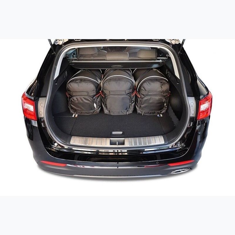 KJUST Kia Optima Kombi set di borse portabagagli 2016-2019 5 pezzi nero. 18